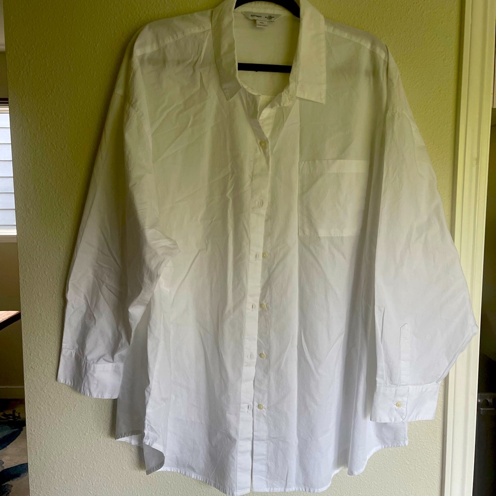 Oversized button down shirt
